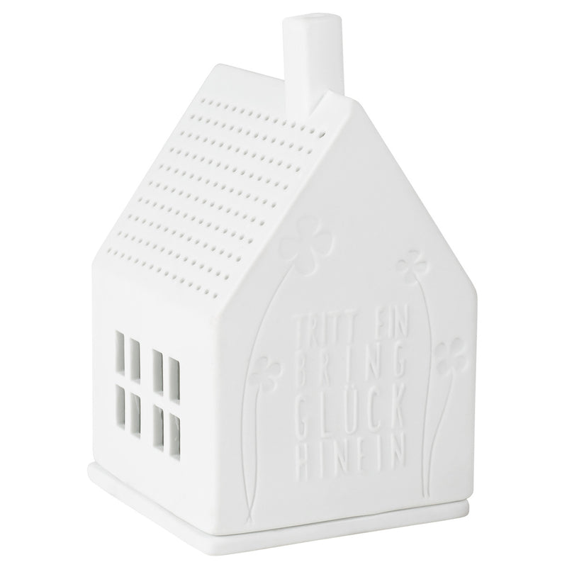 Lichthaus Tritt ein bring Glück hinein 7x7x13cm