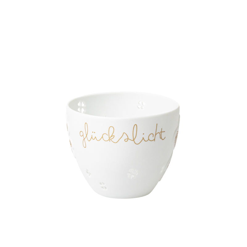 Poesielicht klein Glückslicht D.8cm, H.6,5cm