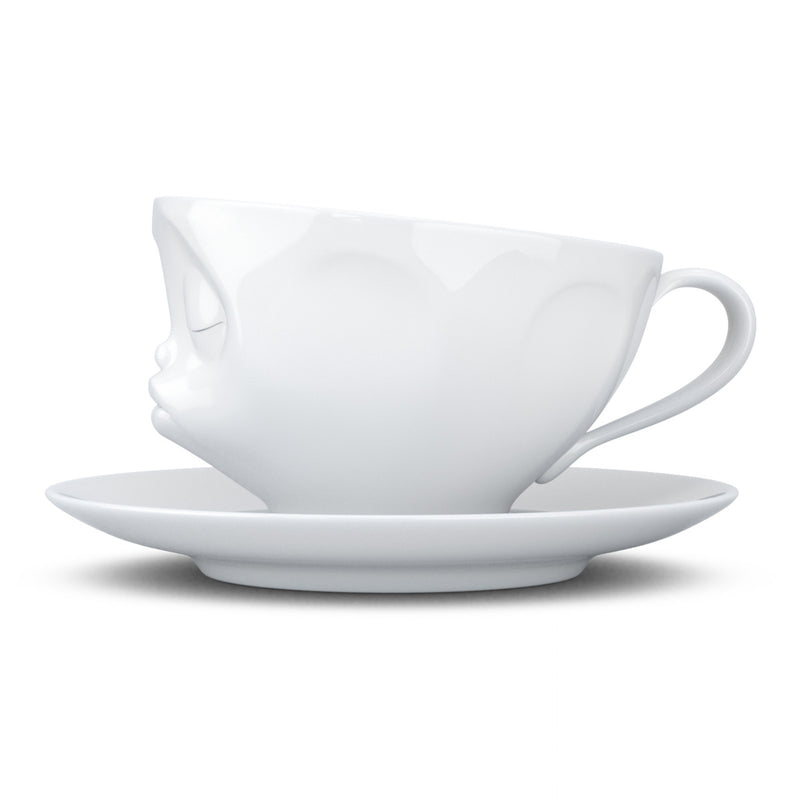 Kaffeetasse Küssend weiß, 200 ml