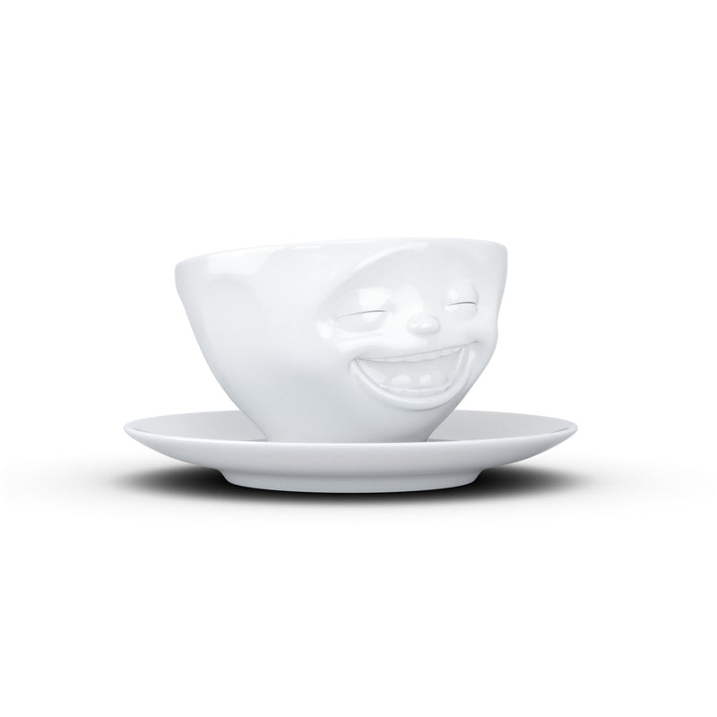 Kaffeetasse Lachend weiß, 200 ml