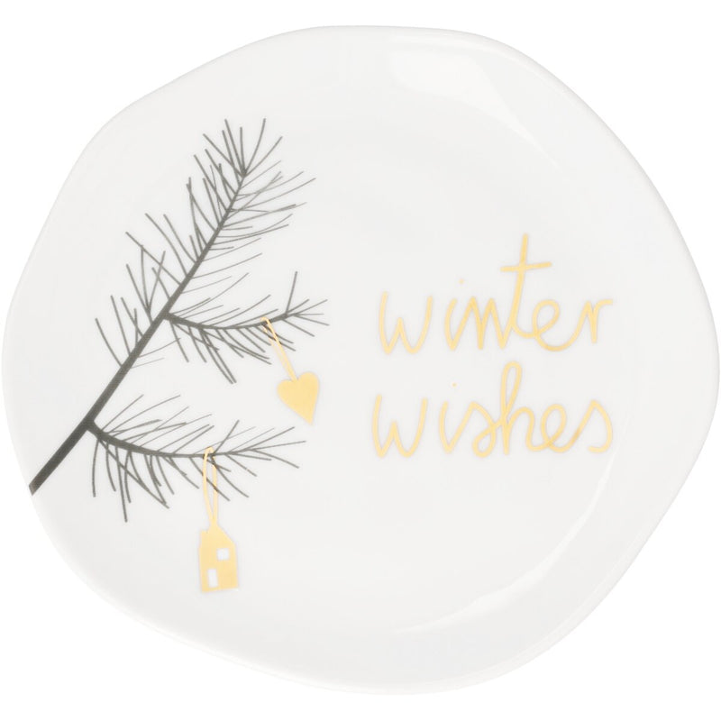 Kleiner Teller Winter wishes D.14cm