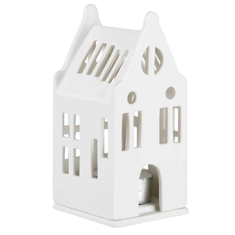 Mini Lichthaus Herrenhaus 6x6x12,5cm