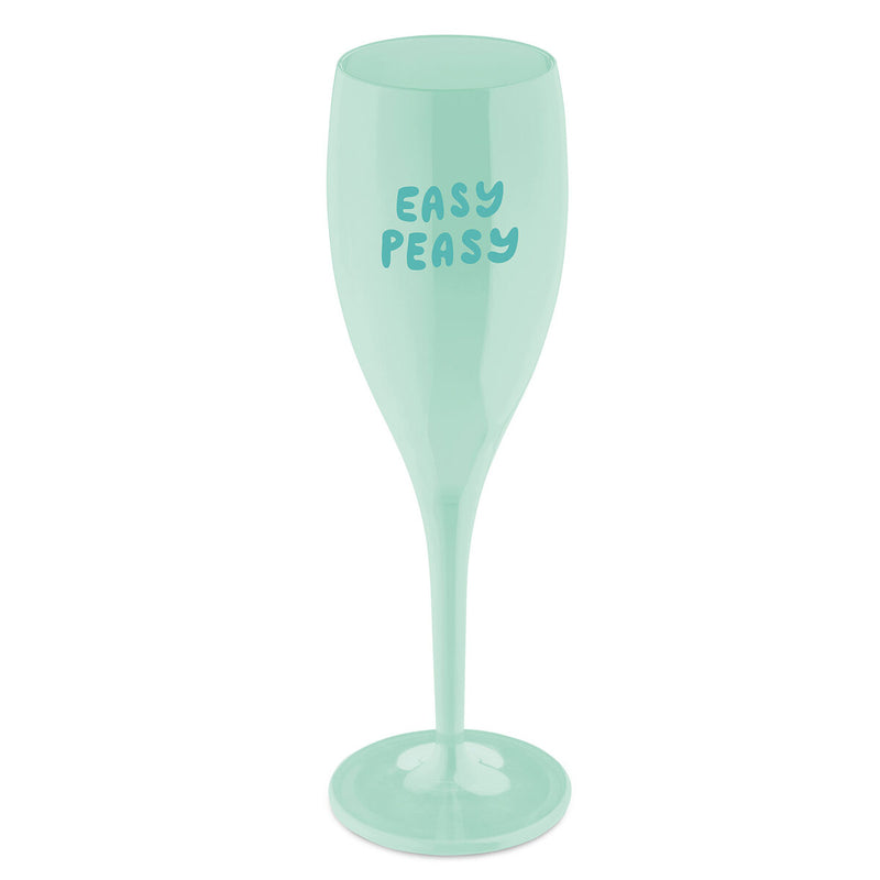 Glas 100ml mit Druck, CHEERS No. 1 EASY PEASY