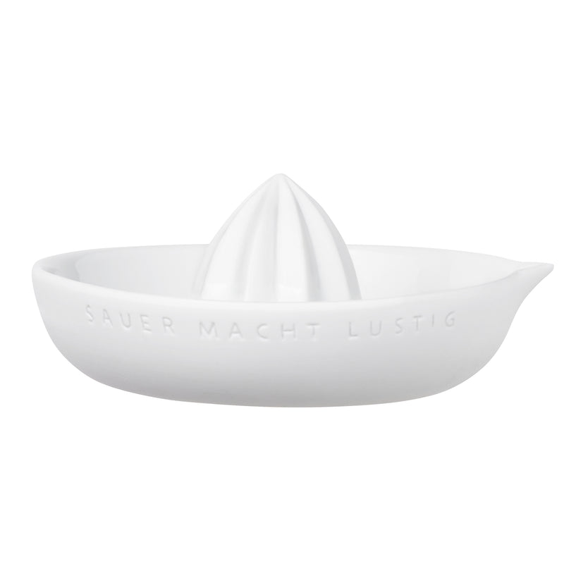 Zitruspresse- Sauer macht lustig, D.13,5cm, H.6,5cm