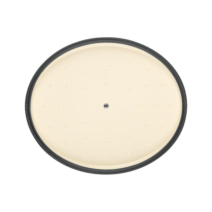 Cocotte Bellamonte Gusseisen oval 6,5l 33cm schwarz
