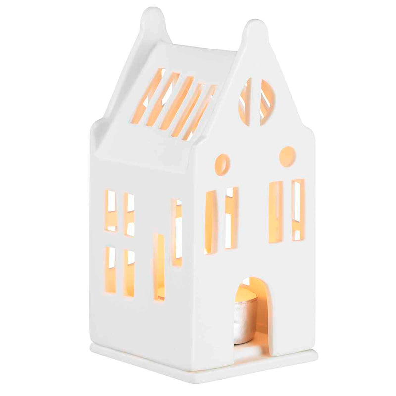 Mini Lichthaus Herrenhaus 6x6x12,5cm
