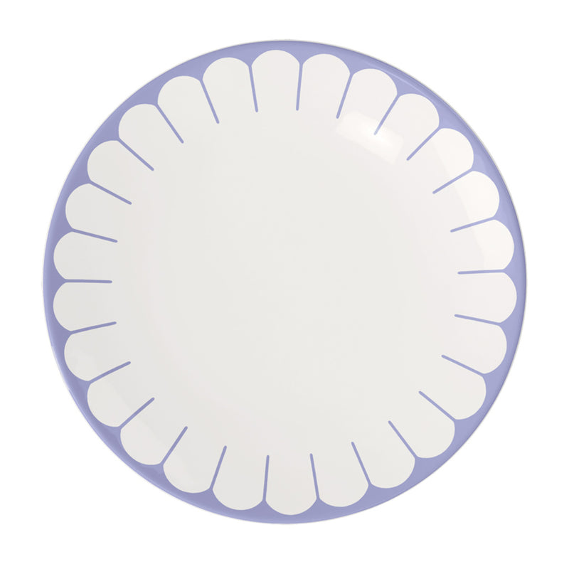 Speiseteller Fleur, Blau 26,6cm