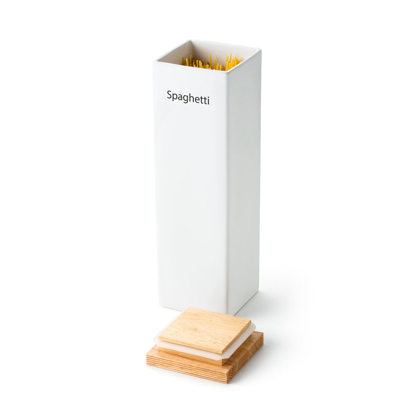 Vorratsdose Keramik 2500ml, weiß 10x10x34 cm