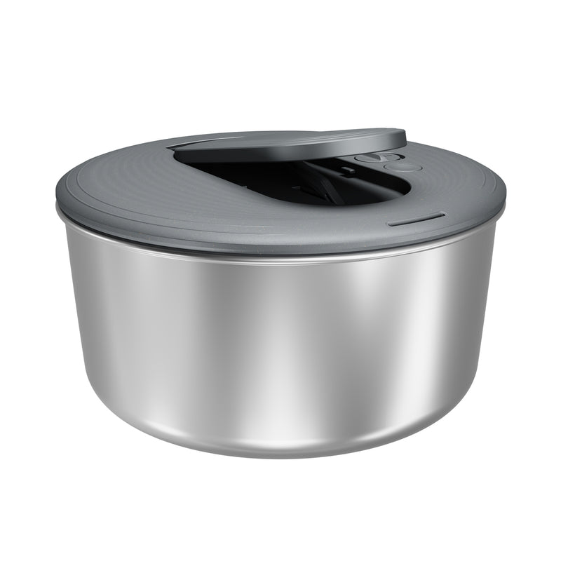 Swift Dry Salatschleuder Edelstahl L