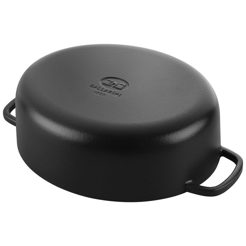 Bellamonte Cocotte 33 cm, oval, Schwarz, Gusseisen