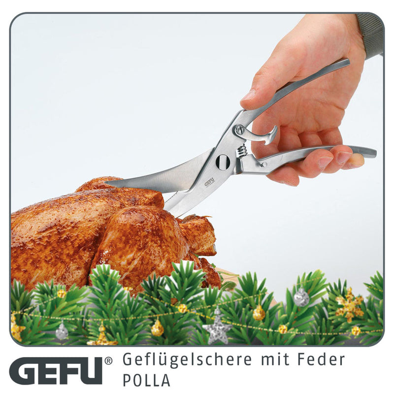Geflügelschere mit Feder POLLA