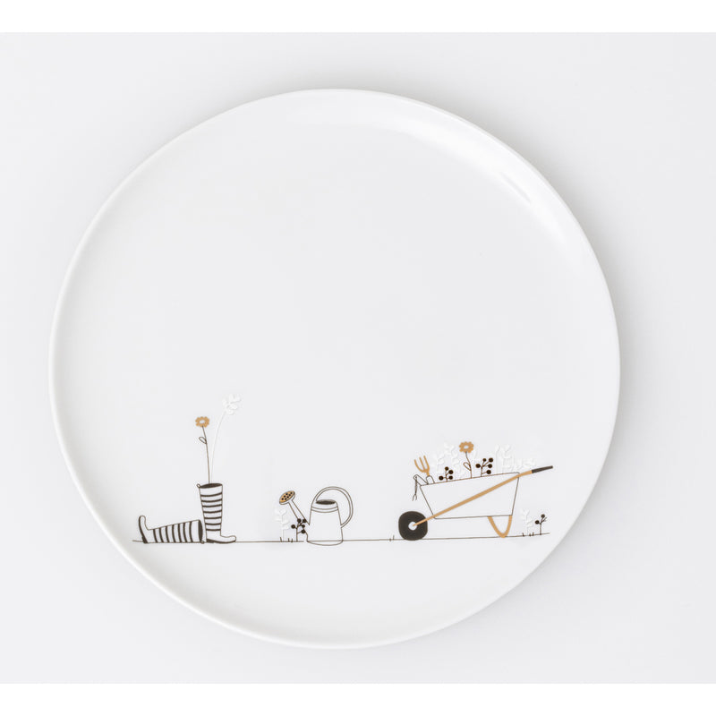 Hobby Geschenkteller Gärtnerin D.15cm