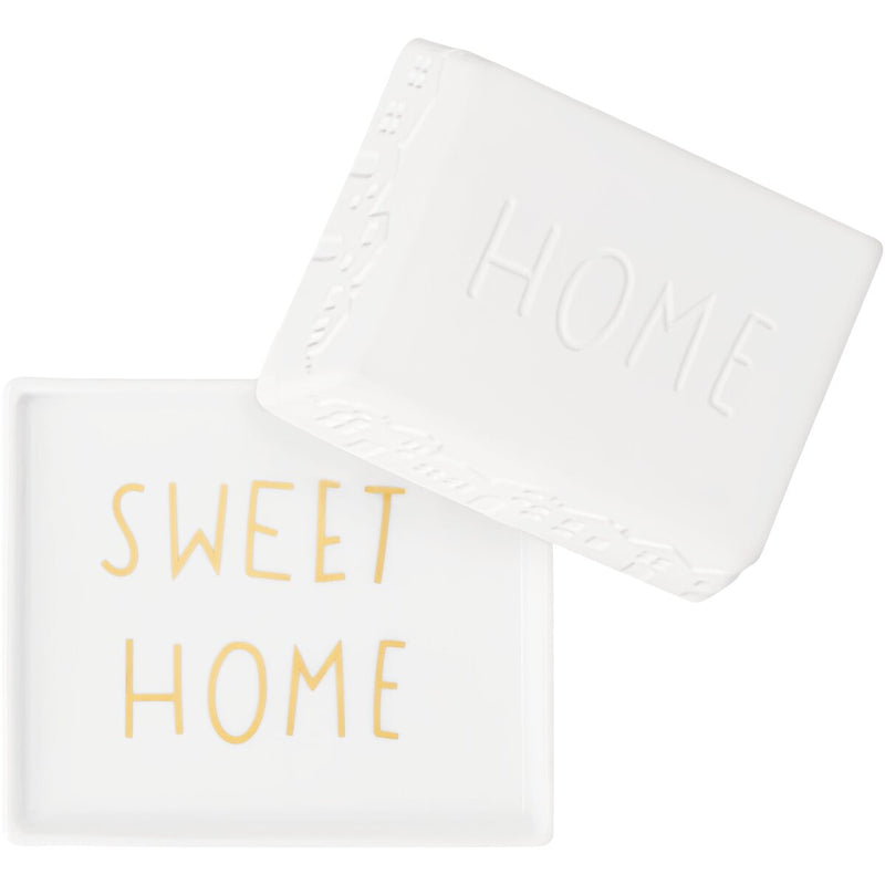 Butterdose 1/4 Home sweet home 11,2x9,5x5,5cm