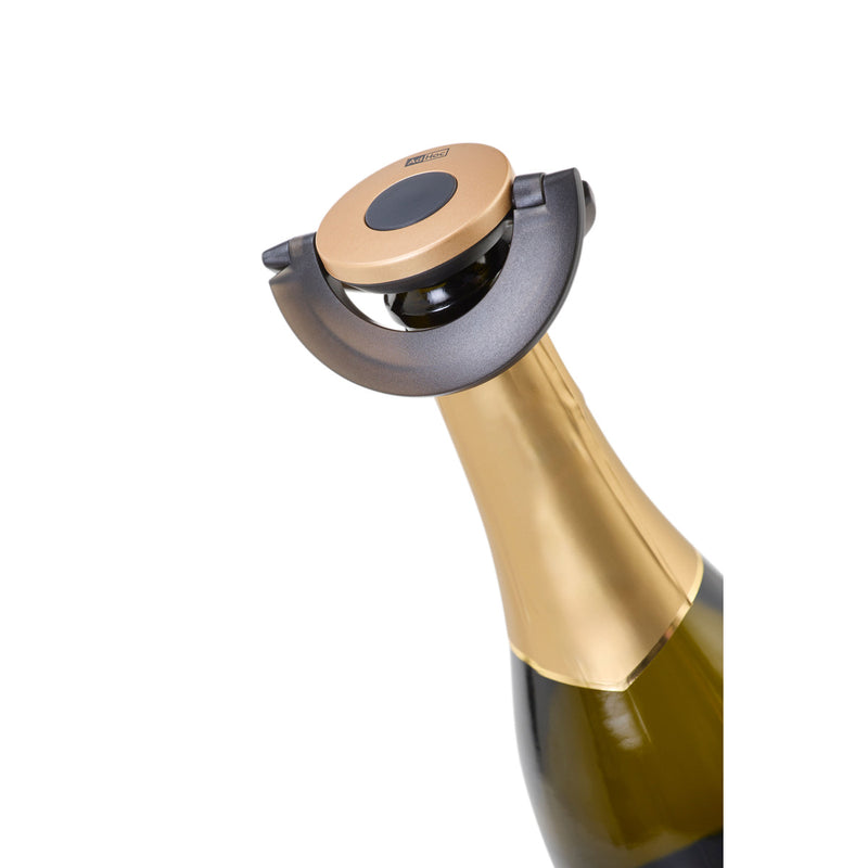 Sekt- / Champagnerverschluss Gusto, black&gold