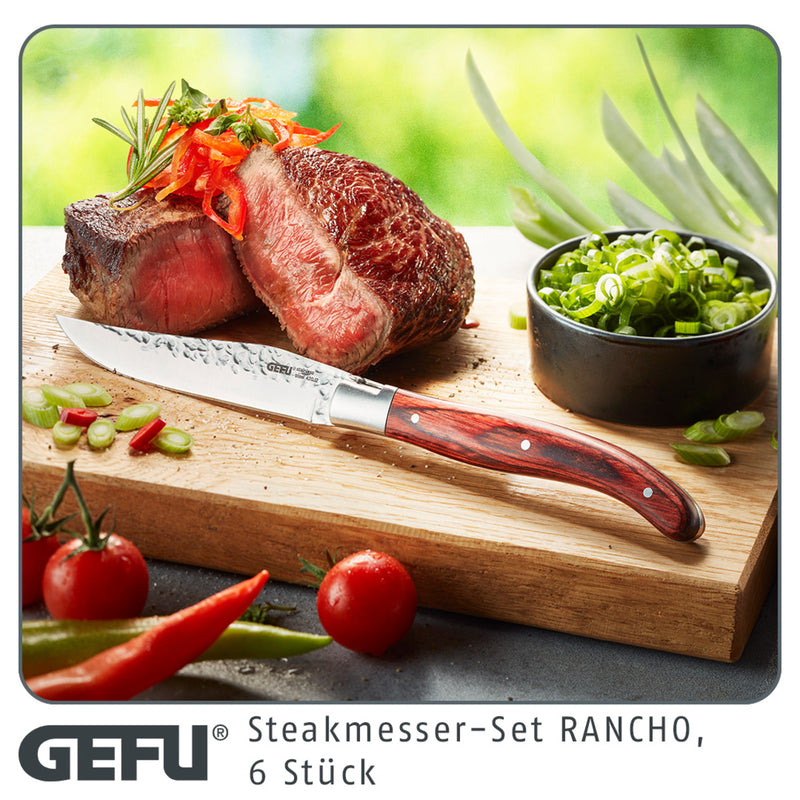 Steakmesser-Set RANCHO, 6 Stück