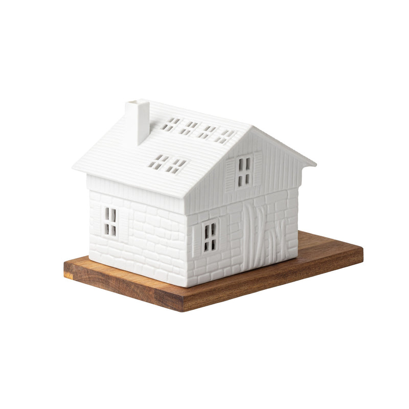 Lichthaus Skihütte 18x12x13cm