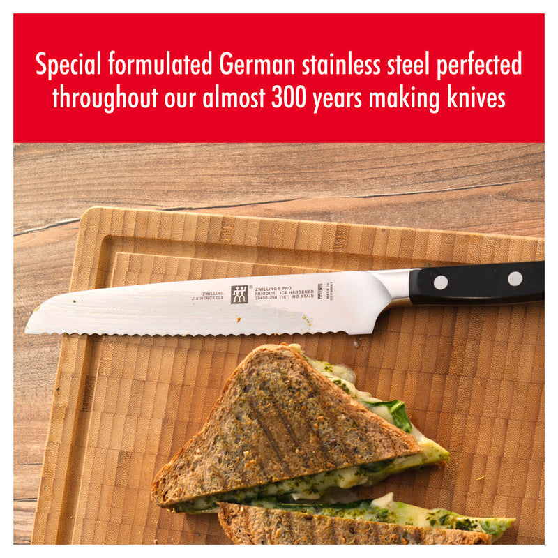 Pro Brotmesser 20 cm, Wellenschliff