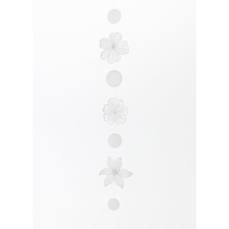 Silhouetten Blütenkette L.116cm