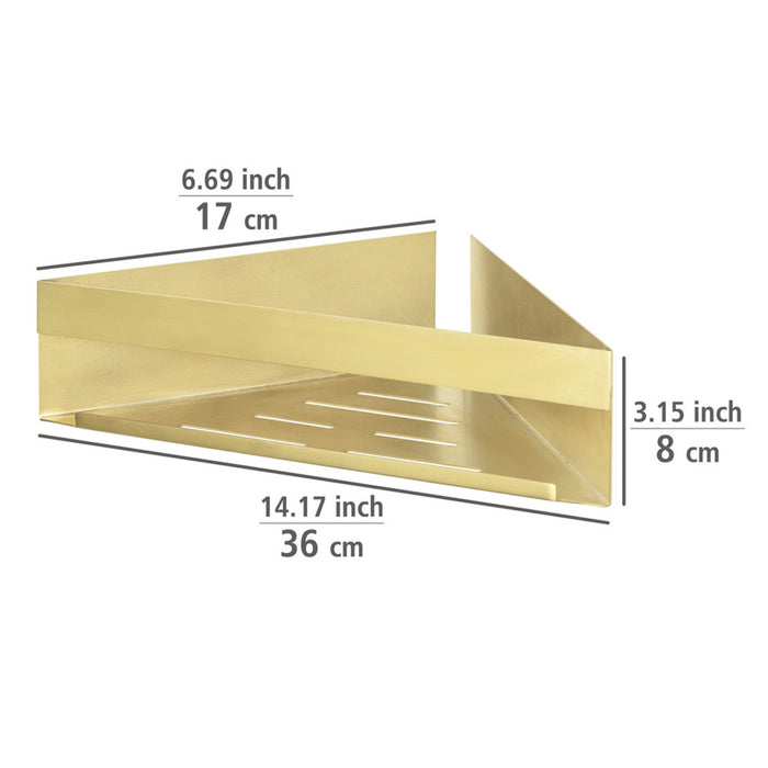 Turbo-Loc® Eckablage Genova Gold Matt