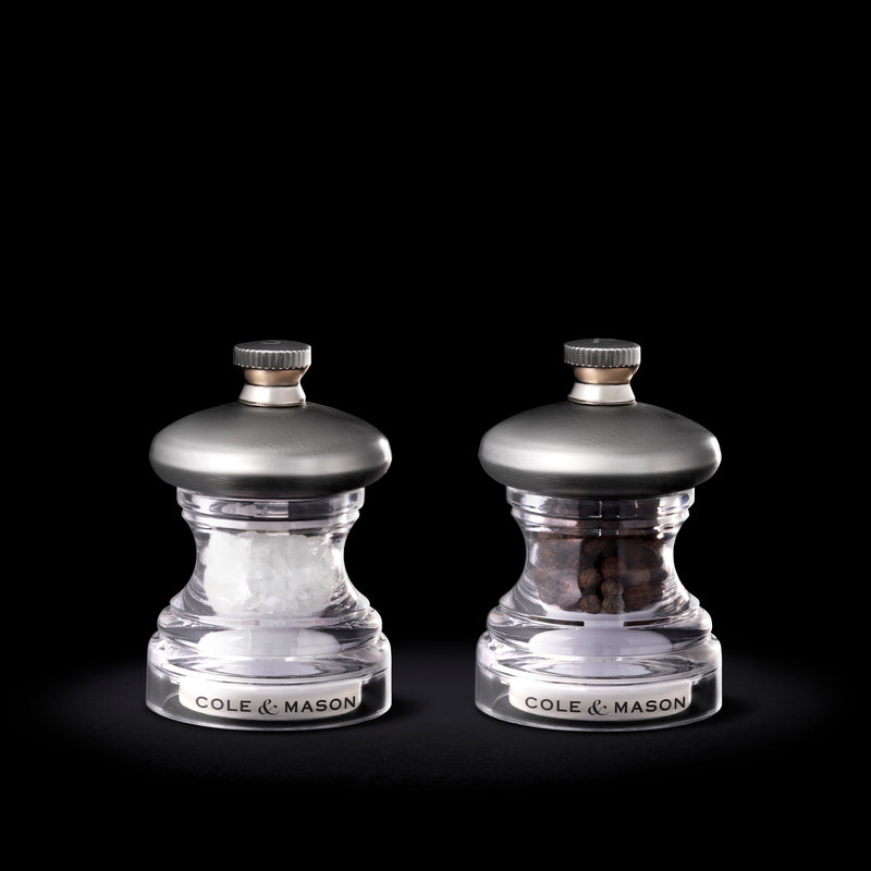 Button Salz- und Pfeffermühle Geschenkset, 6,5 cm