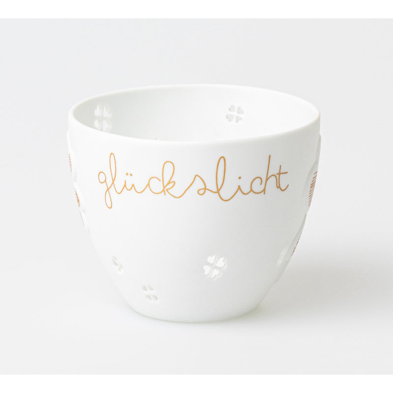 Poesielicht klein Glückslicht D.8cm, H.6,5cm