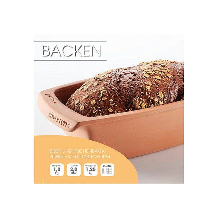 Brot- und Kuchen-Backform Medi Kastenform
