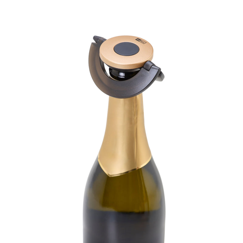 Sekt- / Champagnerverschluss Gusto, black&gold