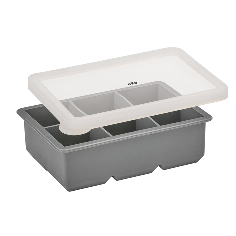 Eiswürfelform BLOCKS 6er, cool grey