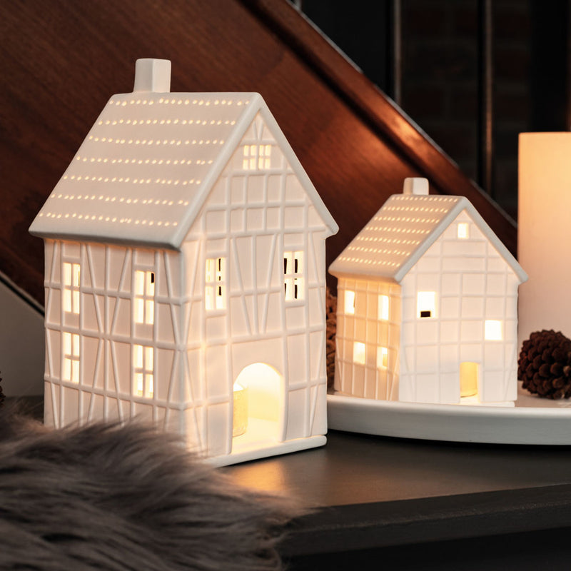 Lichthaus Fachwerkhaus groß 9,5x10x19cm