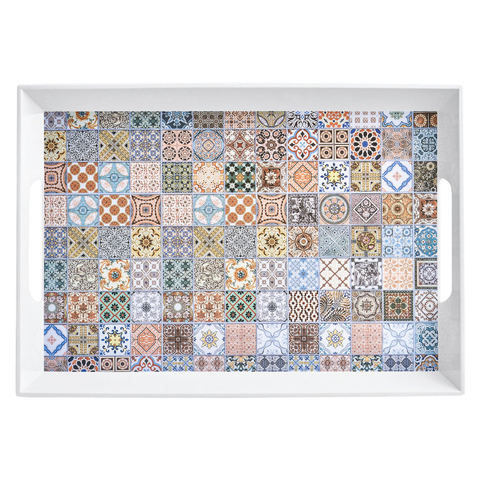 Melamintablett Mosaik 50x35x5cm