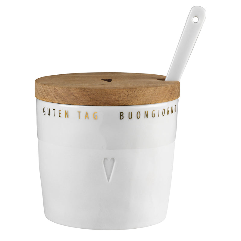 Guten Appetit süße Dose H. 9cm, Ø.9,5cm