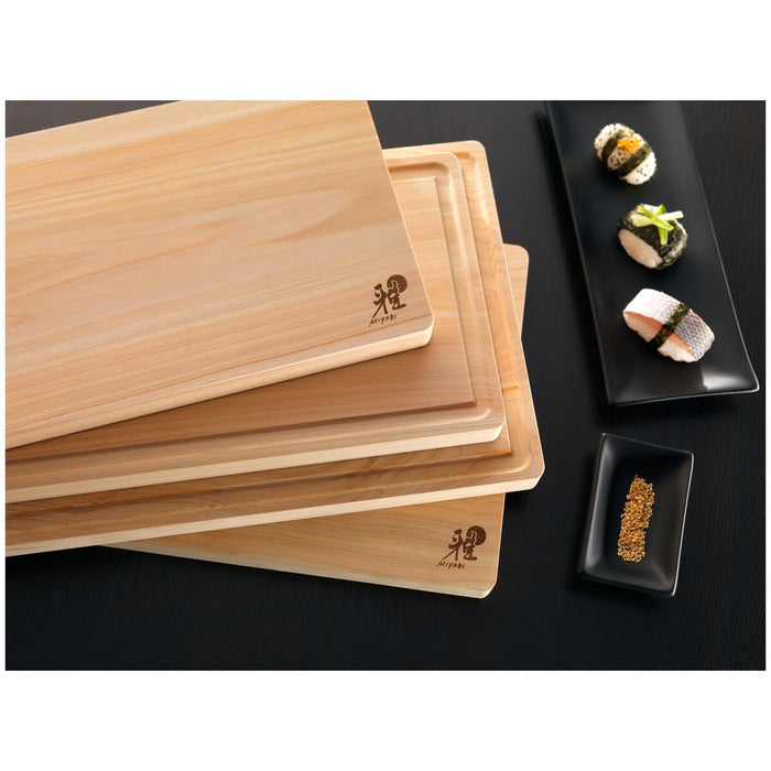 Hinoki Cutting Boards Schneidbrett 40 cm x 25 cm, Hinoki Holz