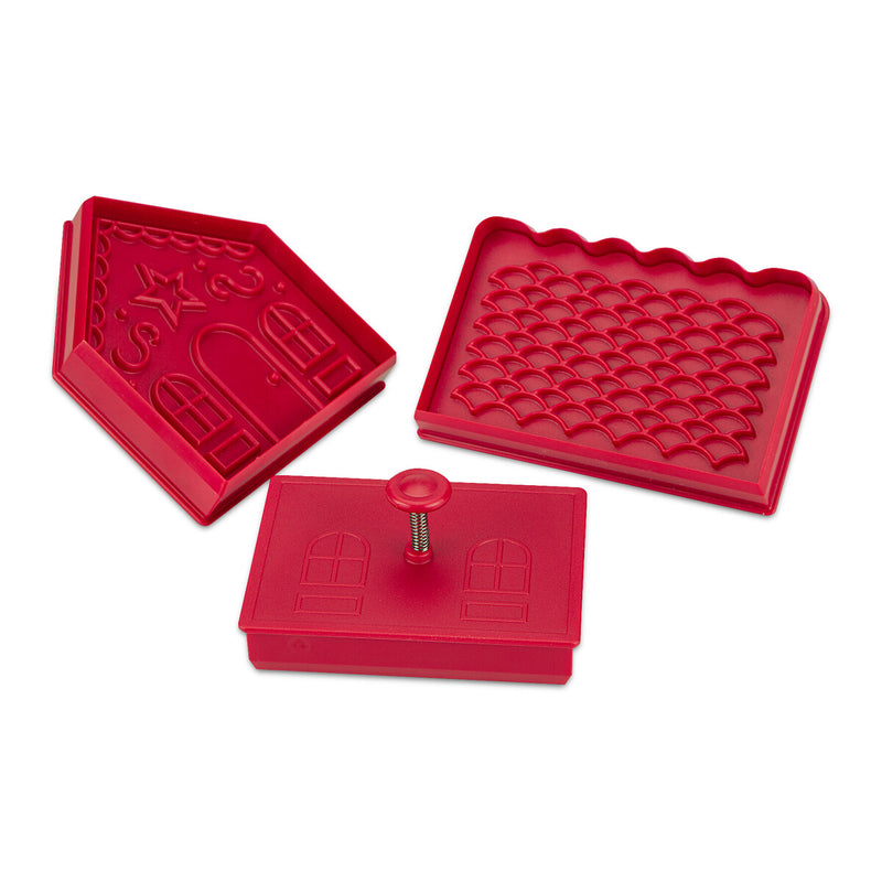 Kekshaus 9 x11 x 9,5 cm Rot