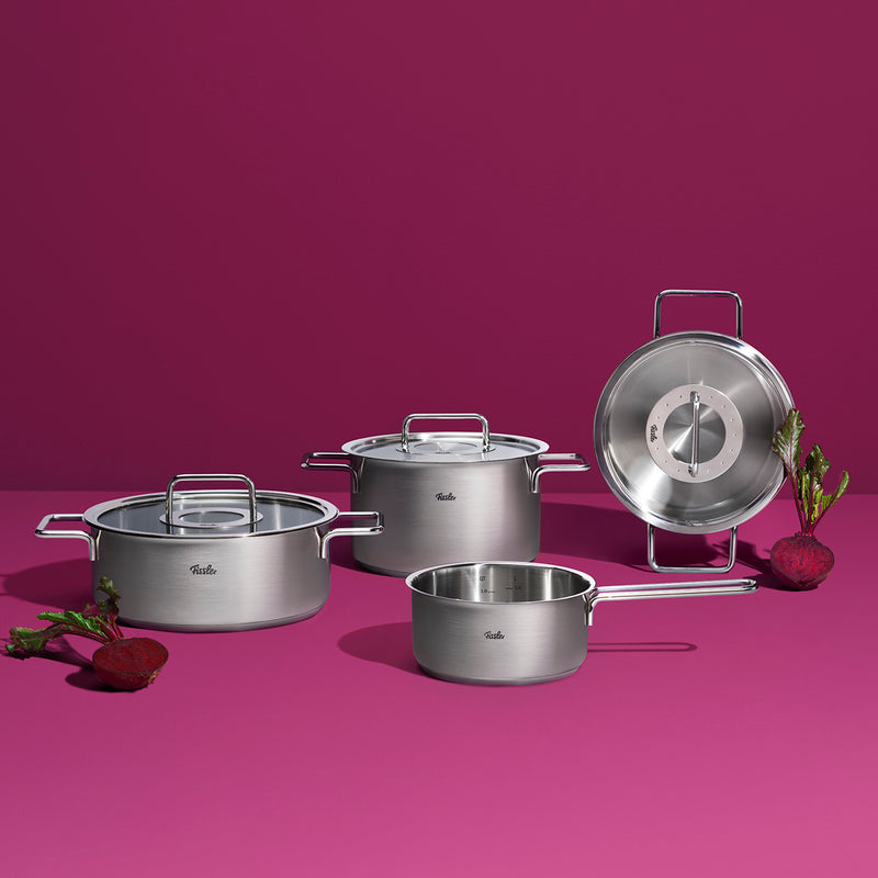 Pure Collection Bratentopf mit Metalldeckel 24 cm
