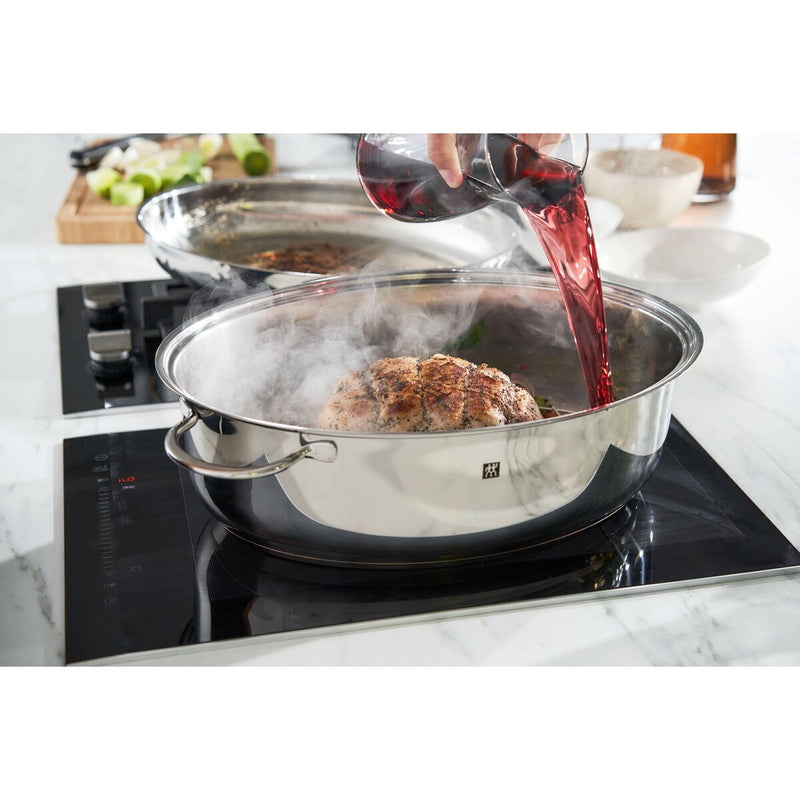 Plus Bräter 41 cm, 18/10 Edelstahl, Silber