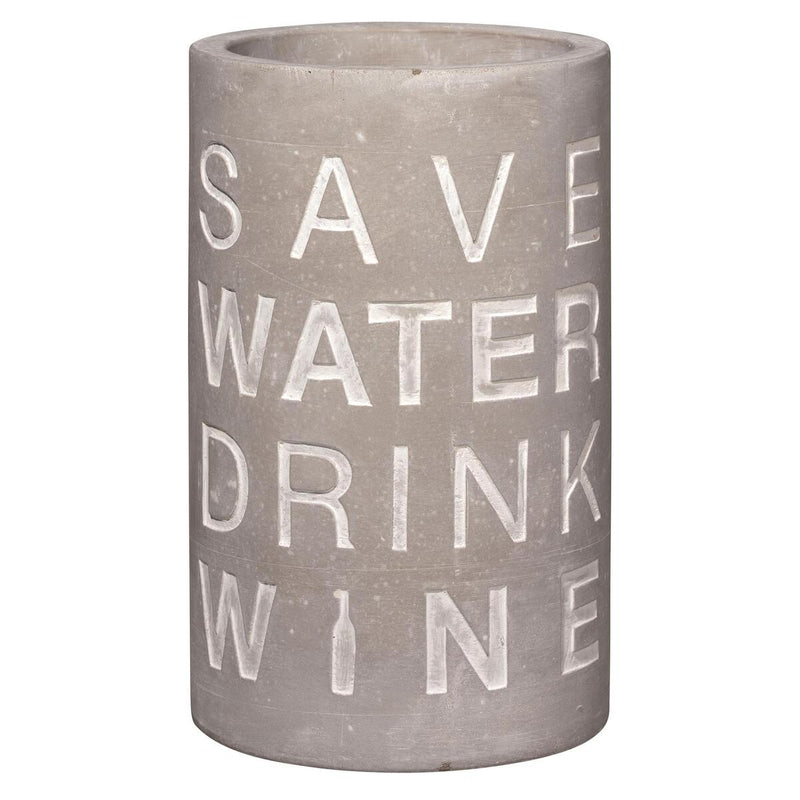 Flaschenkühler Save water D.13,5cm, H.21,5cm