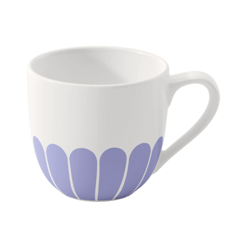 Espressotasse Fleur, Blau 70ml