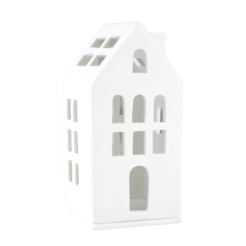 Mini Lichthaus Gästehaus 6x6x13cm