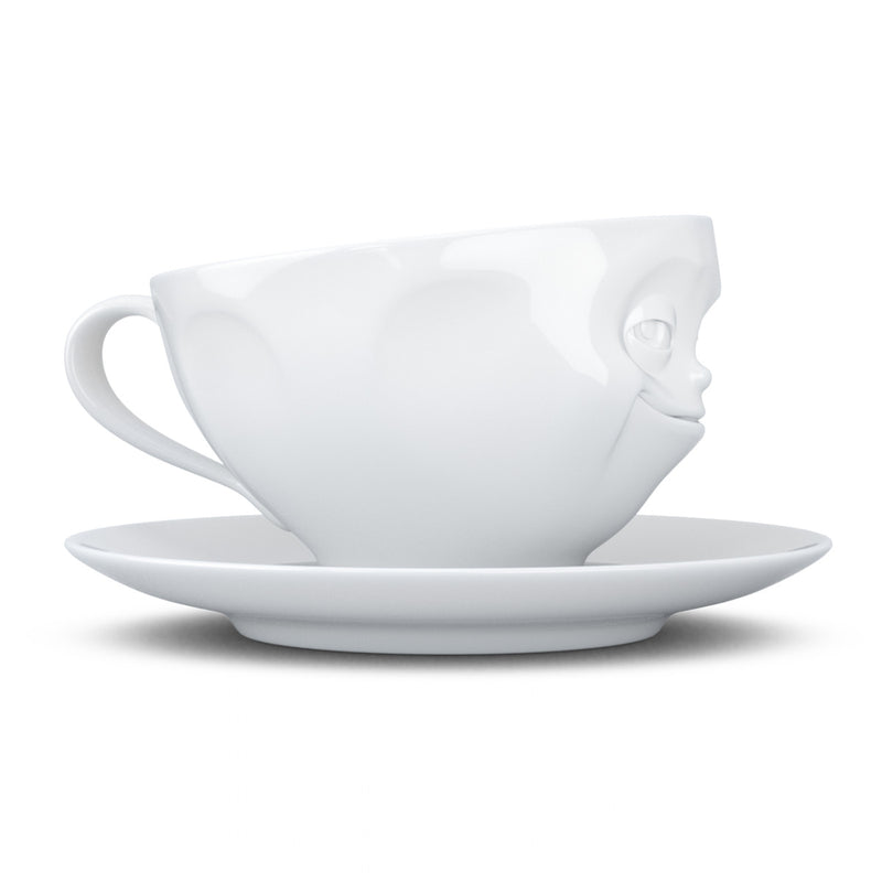 Kaffeetasse Grinsend weiß, 200 ml