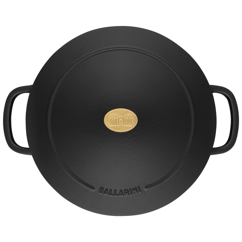 Bellamonte Cocotte 28 cm, rund, Schwarz, Gusseisen