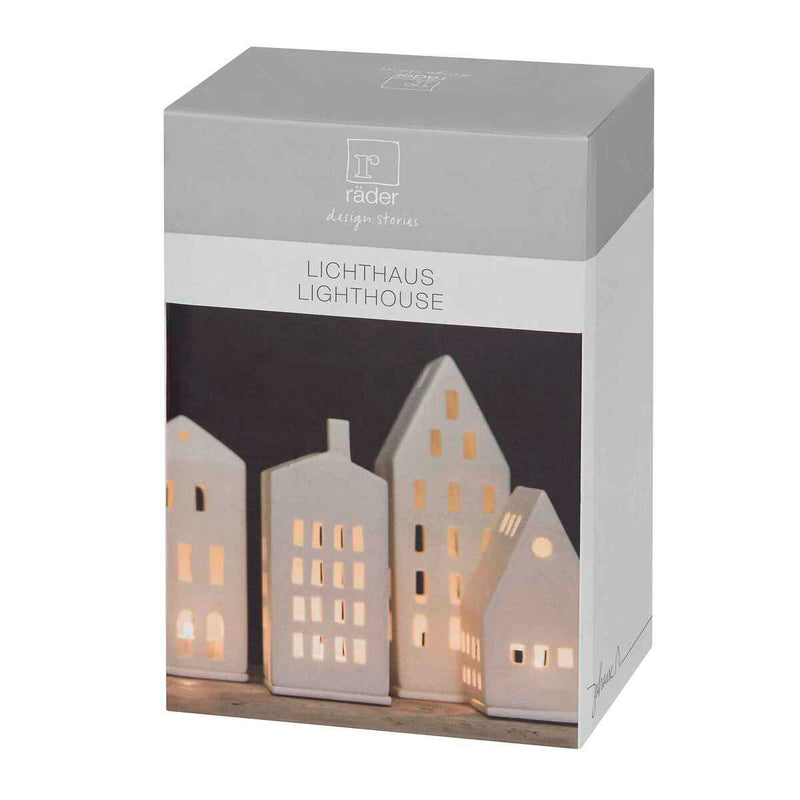 Lichthaus Walmdach L.8cm,B.8cm,H.16,5cm