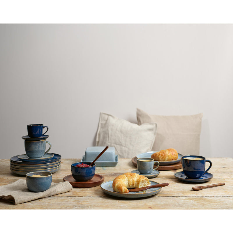 Espressotasse mit Unterteller, denim