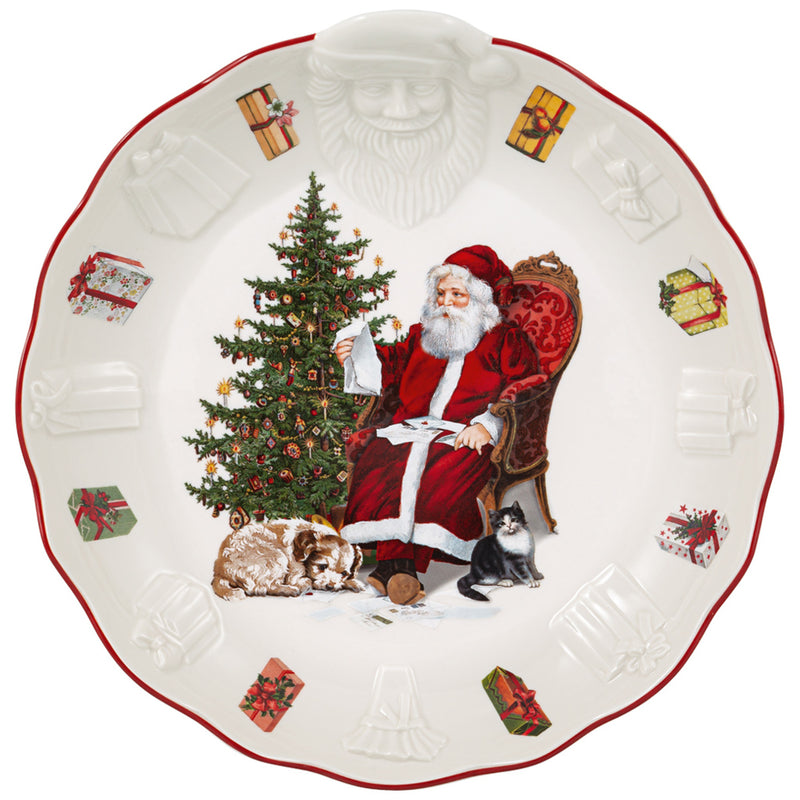 Schale mit Santa Relief, Wunschzettel 25