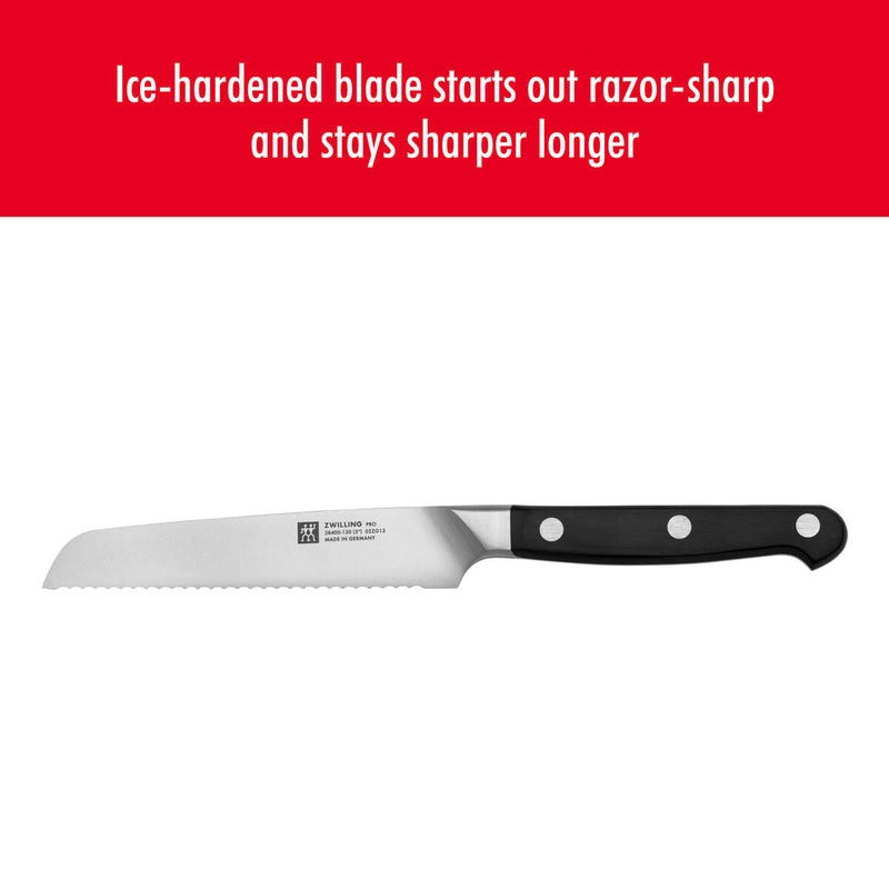 Pro Universalmesser 13 cm, Wellenschliff