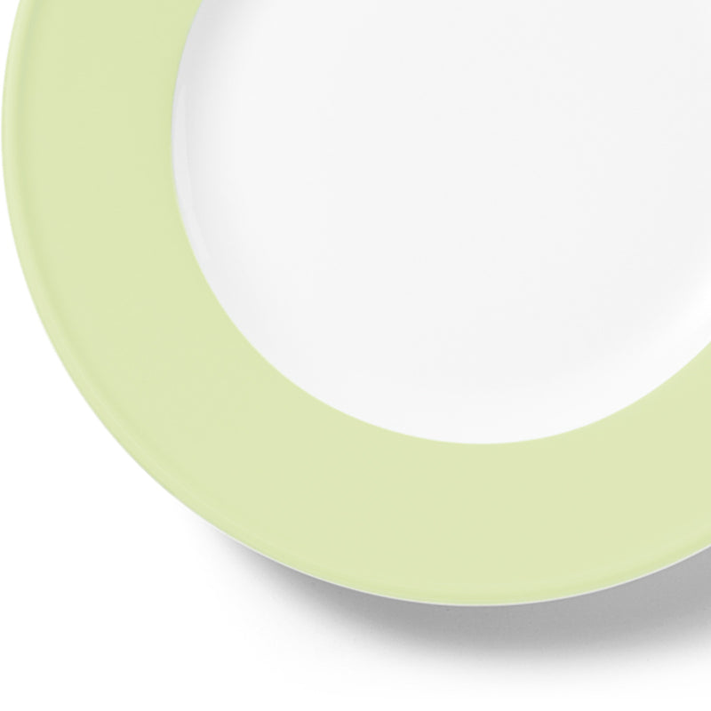 Teller flach 21 cm Fahne Pistazie