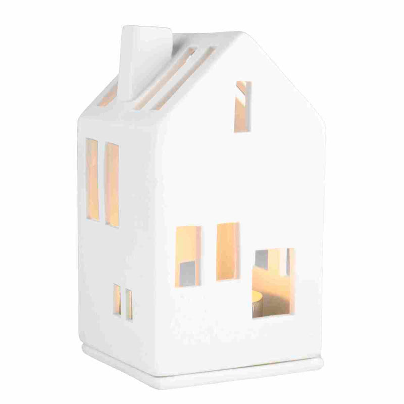 Mini Lichthaus Wohnhaus 6x6x11cm