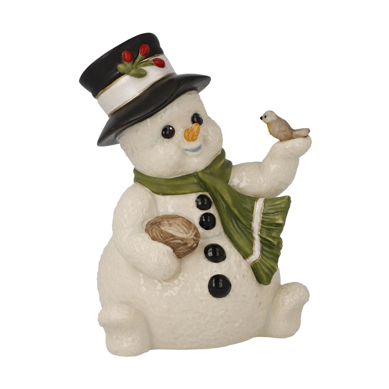 Figur Schneemann - Ein kuscheliges Plätzchen