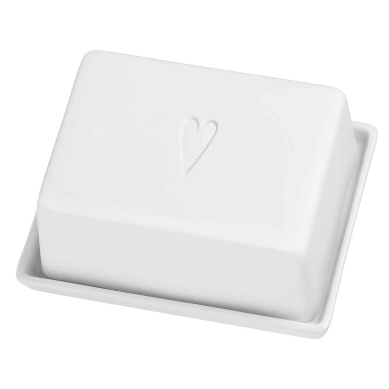 Guten Appetit Butterdose Herz 14,5x5,5x11,5cm