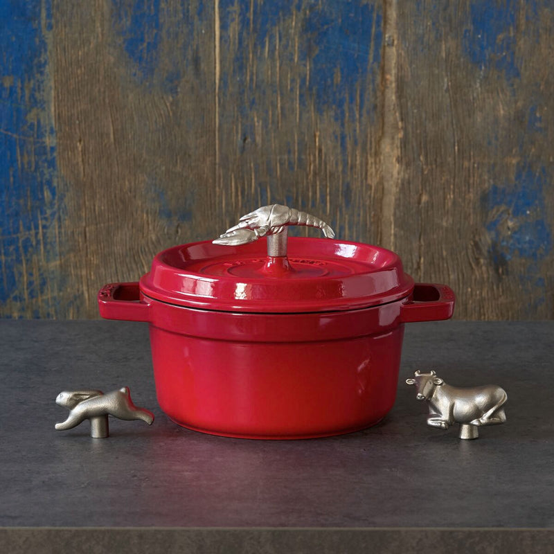 La Cocotte Cocotte 28 cm, rund, Kirsch-Rot, Gusseisen