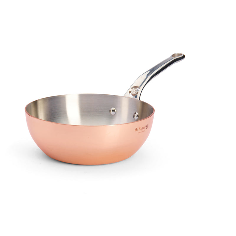 Kupfer Sauteuse konisch 20cm